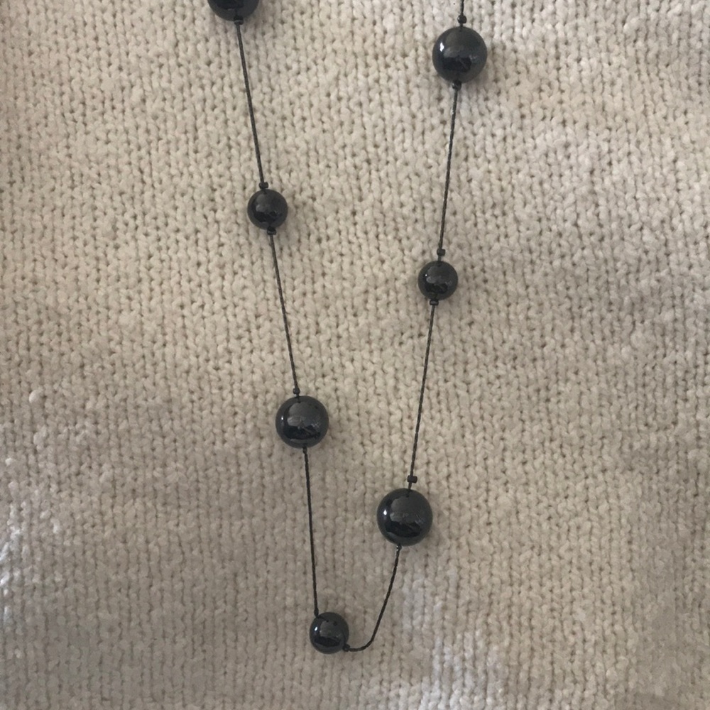 Long beaded necklace